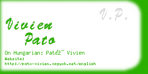 vivien pato business card